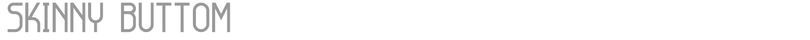 Skinny Buttom font preview